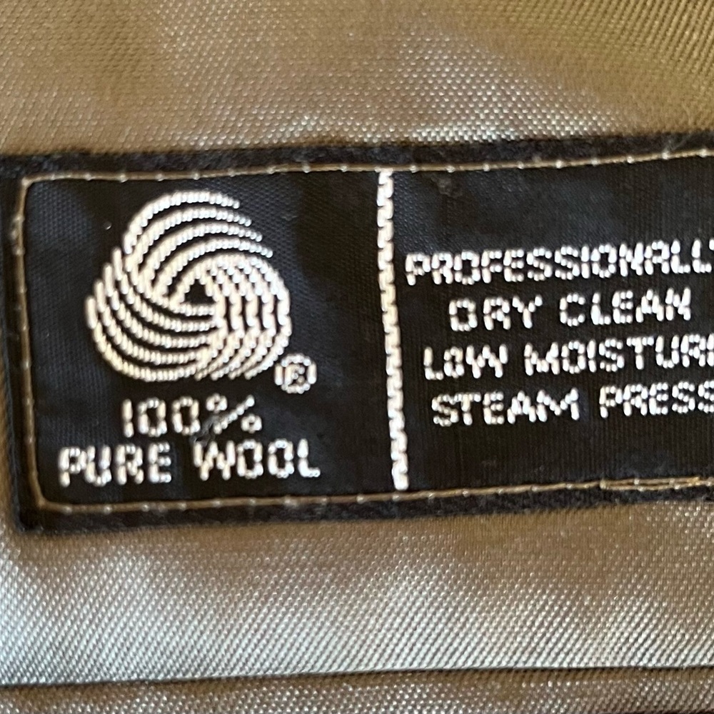 VIVA VINTAGE!  Andrew Fezza Assets All Wool Mini-check Weave Size 41R - Picture 12 of 14